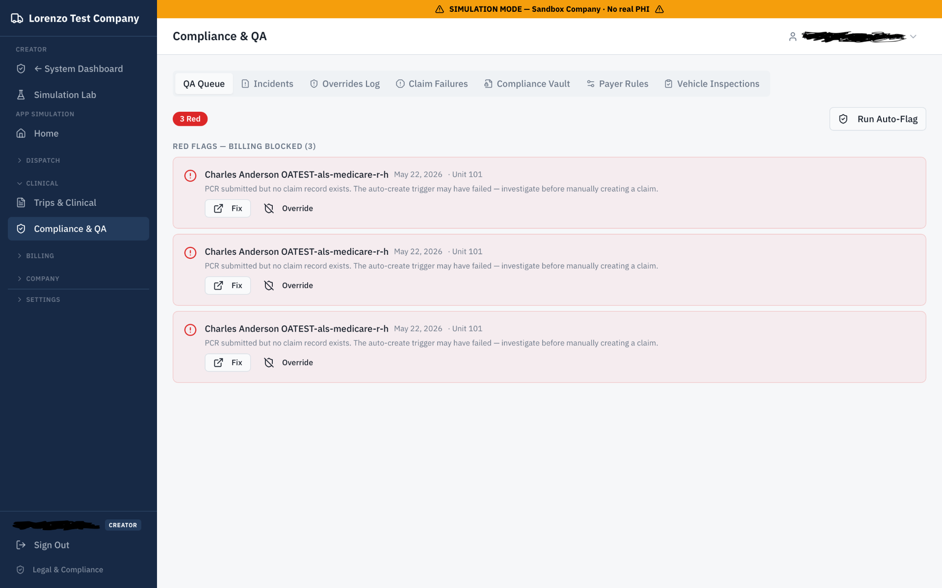 Compliance Dashboard